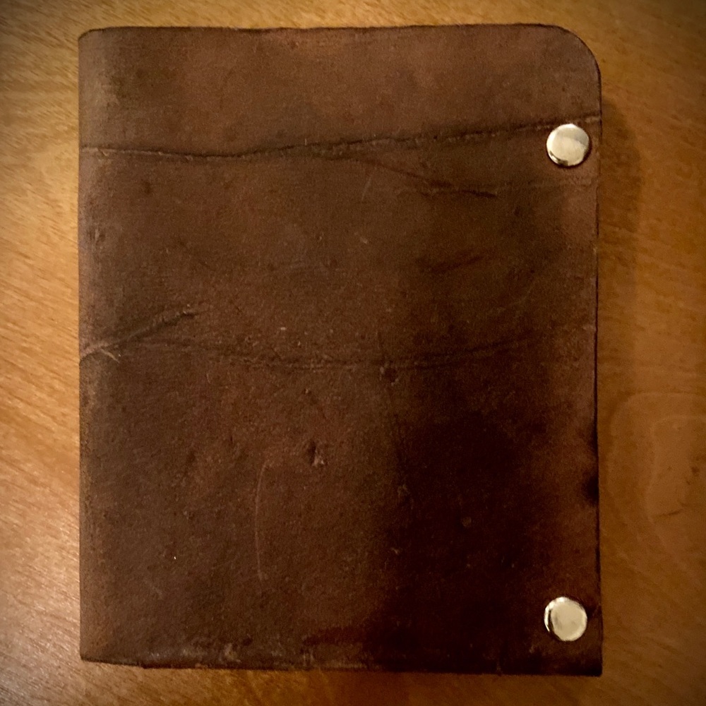 Handmade mens Leather Wallet